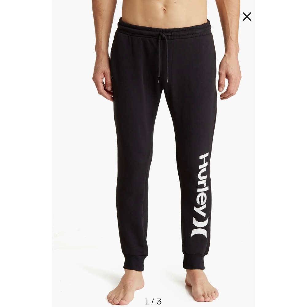 Hurley Men's Graphic Logo Joggers Black
Size Medium‎